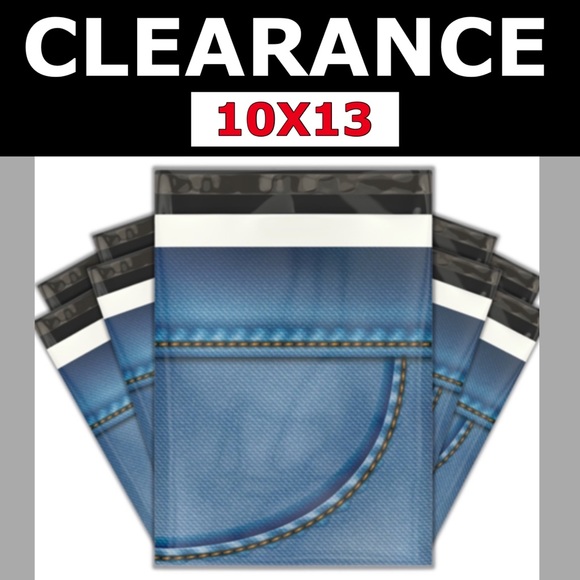 Other - CLEARANCE 50 10X13 Blue Jean  Mailers PRICE FIRM